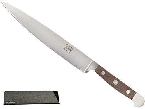 Güde Alpha Walnuss Schinkenmesser W765/21 Filetiermesser Tranchiermesser 21cm geschmiedet rostfrei