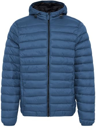 Blend 20712462 BHRomsey Hood Chaqueta Acolchada para Hombre, Chaqueta de Entretiempo, Chaqueta Ligera Acolchada con Capucha, Ajuste Regular, 194026_Ensign Blue, M