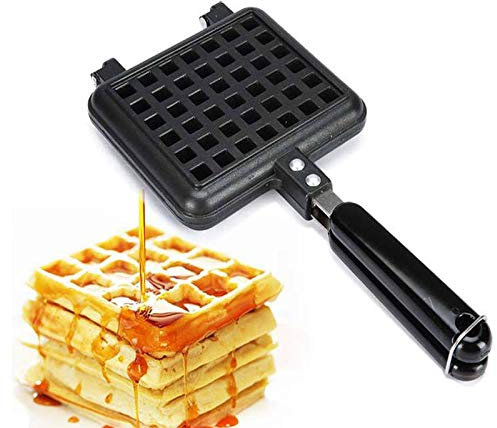 Appareil À Croque-Monsieur， Machine De Fabrication De Gaufres Antiadhésives Cuisine Gaufres Moule De Cuisson Poêle À Gaz Bulle Oeuf Gâteau Four Petit Déjeuner Machine Fabricant De Gâteau