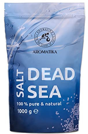 Totes Meer Salz - 1kg - Urmeer-Badesalz - Badewanne - Körperpflege - Guter Schlaf - Badesalz und Saunasalz für Entspannung - Totes Meer Mineral Badesalz im Beutel - Badezusatz 1000g