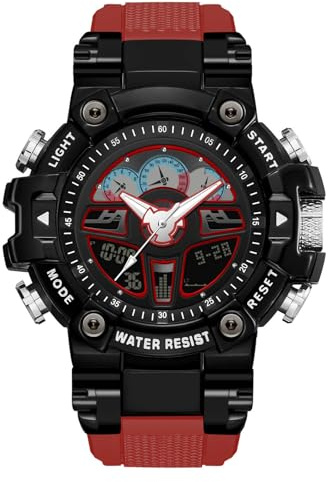 RORIOS Herren Uhren Sport Digitaluhren Outdoor Militär Uhren mit Alarm Timer Kalender Armbanduhr für Männer Jungen