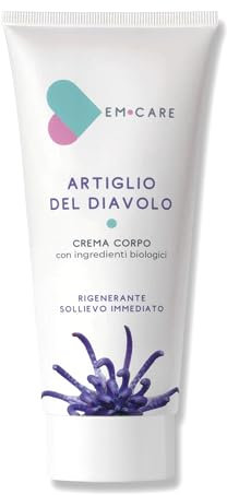 EM CARE Crema Artiglio del Diavolo Forte 100 ml - Pomata Artiglio del Diavolo Lenitiva Ideale per Massaggi - Made in Italy