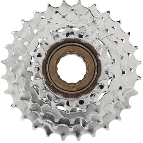Alomejor Cassette de Volante de Bicicleta de Montaña de 5 Velocidades, Piñón de Cassette de Rueda Libre, Reemplazo de Bicicleta de Carretera