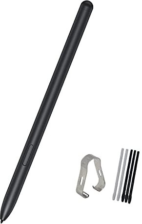 Ersatz-Eingabestift für Samsung Galaxy Tab S7, Tab S7 FE SM-T730, SM-T733, SM-T736B,Tab S7 FE S Pen Ersatz Stift+ Spitzen/Federn-ohneBluetooth (Mystisches Schwarz)