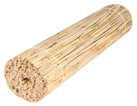 H4L Schilfmatte Sichtschutzmatte Schilfrohrmatte Natur Sichtschutz Windschutz Schilf 300x30cm