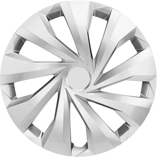 Trimak Radkappen Radzierblenden 15 Zoll 4er Set Silber Wind-Design
