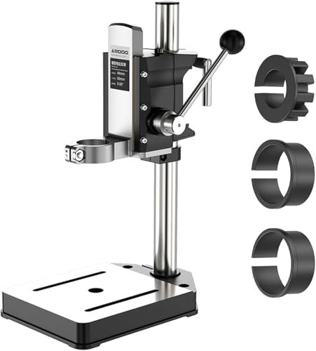 Professioneller präziser Bohrmaschinenständer für Handbohrmaschine, stabil und präzise, Universal-Bankklemmen-Desktop-Halter für Heimwerker, Holzbearbeitung, Hausreparatur und andere elektrische