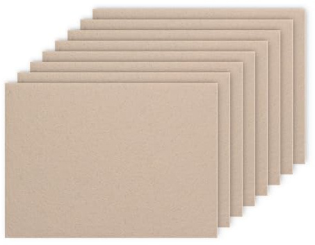 Feltro extra forte autoadesivo 5 mm – Set di 8 feltrini per mobili 15 x 11 cm ritagliabili – Super adesivo per mobili pesanti – antiscivolo e protezione antigraffio – beige
