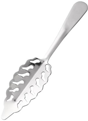 KICHOUSE Cucchiaio Filtrante in Acciaio 304 per Ghiaccio Utensile Professionale per Bar e Ristoranti per Cocktail e