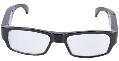 Fockety Kamerabrillen, 1080p HD -Videoaufnahmefoto mit Intelligenter Brille mit Kamera und Audio, Tragbare Video -Sonnenbrille für Männer Frauen, Reisen, Outdoor -Sportarten