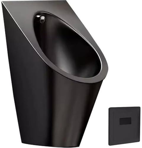 Urinoir mural à capteur automatique pour homme en acier inoxydable pour usage domestique et commercial