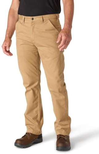 Carhartt Men's B324 Washed Twill Relaxed Fit Pant - 40W x 30L - Dark Khaki