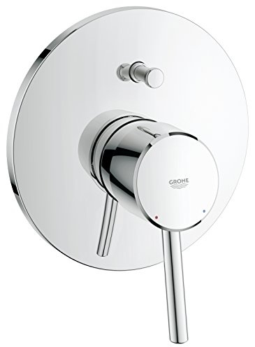GROHE Concetto Wannenarmatur (Umstellung Wanne/Brause, energiesparend, langlebig), chrom, 32214001