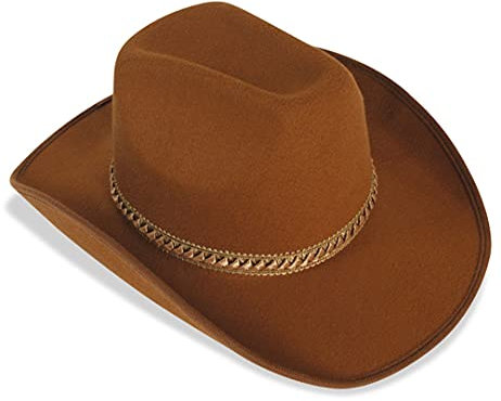 Cowboyhut braun, Karneval, Fasching, Mottoparty Gr. 58cm