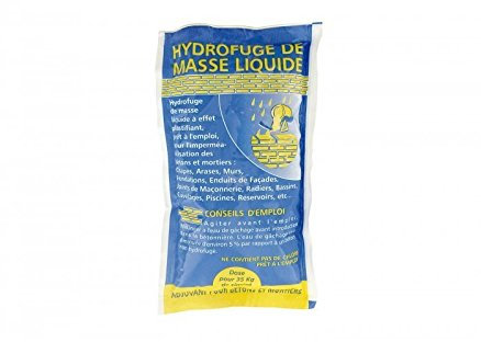 MATPRO Adjuvant Hydrofuge Liquide concentré pour béton et mortier 5 L Blanc Laiteux