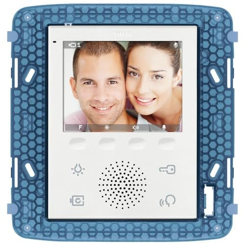 Vimar Serie Arke – Videocitofono 3,5 in 2 fili bianco