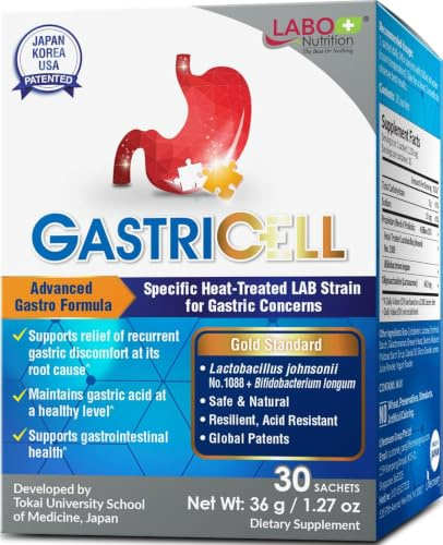 LABO Nutrition GASTRICELL Postbiotic - Acid & Gastric Discomfort 30 Sachet