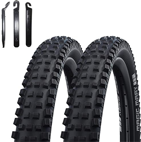 2 x Schwalbe Magic Mary Fahrradreifen 60-559 (26 x 2,35) inkl. 3 Reifenheber