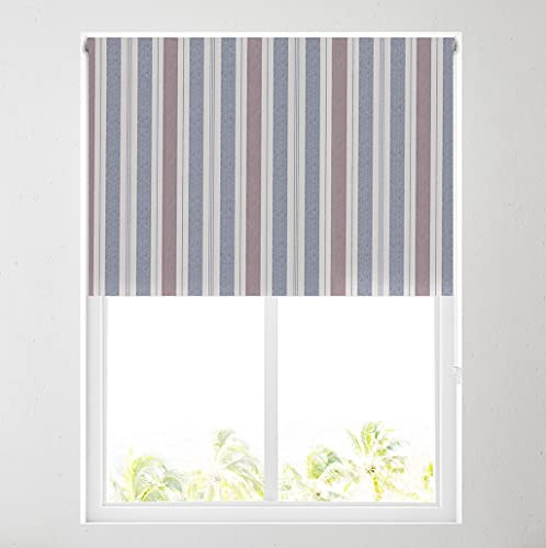 Seaside Stripe Daylight Roller Blind - Free Cut to Size (3ft (91.5cm))