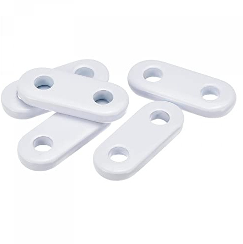 sourcing map Curtain Weights (15g), Drapery Iron Weight for Bathroom Home Curtains Tablecloth Flags, White, 10Pcs