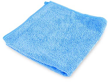 Hypafol Mikrofasertücher | 10 St. | 30x30cm | blau | pflegeleicht & schnell trocknend |Poliertuch, Putzlappen zur Oberflächen Reinigung | Reinigungstücher zur Autopflege, Gebäudereinigung, Gastronomie
