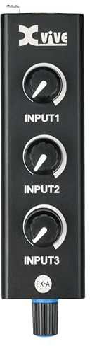 XVive PX‑A – Tragbarer 3‑Kanal Personal‑Mixer & Kopfhörerverstärker für In‑Ear‑Monitoring