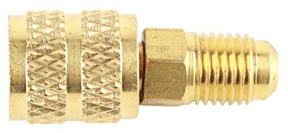 Akozon Adaptateur de Climatiseur R410A - Connecteur de Tuyau HVAC 1/4 Mâle SAE vers 5/16 Femelle SAE pour Climatiseurs R410A Mini Split System, Service CVC et Réfrigération