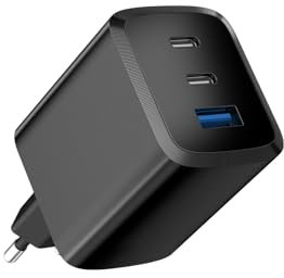 70W 3-Port USB C Ladegerät Kompatibel mit MacBook Pro/Mac Air, iPad 2024, iPhone 16/16 Pro Max/15, Galaxy S24 Ultra, Pixel, Steam Deck, etc