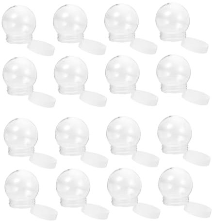 MUSISALY Schneekugel-Set Weihnachtskugeln Rund Form Bastelbedarf
