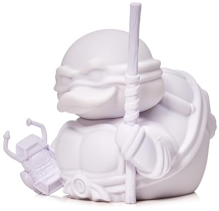 TUBBZ DIY Edition Paint Your Own TMNT Donatello Collectible Vinyl Rubber Duck Figure - Official Teenage Mutant Ninja Turtles Merchandise - Childrens Activity Comic Book, TV, Film & Movies