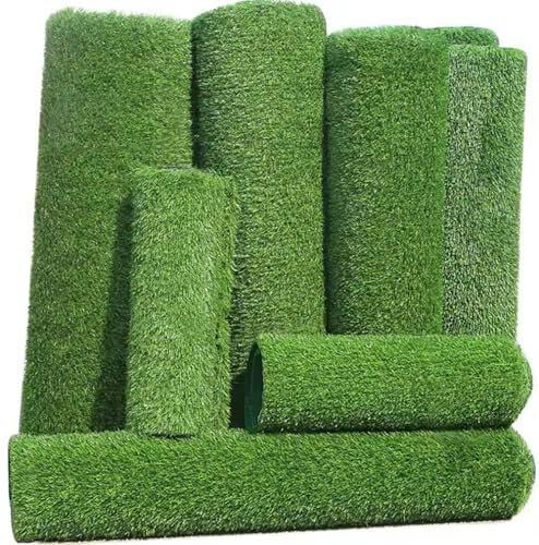 Premium Kunstrasen für Garten & Terrasse | 40mm Höhe x 1m Länge | Wartungsfrei & UV-beständig | Perfekt für Balkon, Spielplätze & Sportplätze
