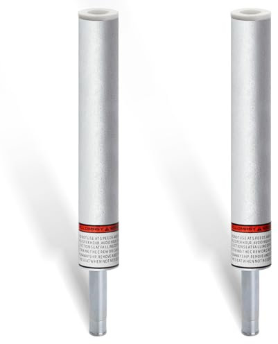 CLLOMAGY 3/4 Boat Seat Pin Post Boat Seat Pedestal Base Post for Mounting,3/4 inch Marine Grade Aluminum Lock-in Pedestal Extension Pin Pole for Pontoon Fishing Bass,Non-Threaded