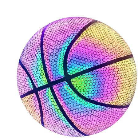 Basketball Light Up Glow – Basketball, Ballon étoilé Arc-en- | des idées de Produits Lumineux avec Un Superbe Design améliorent Le Dribble et Le Basket-Ball Lumineux holographique