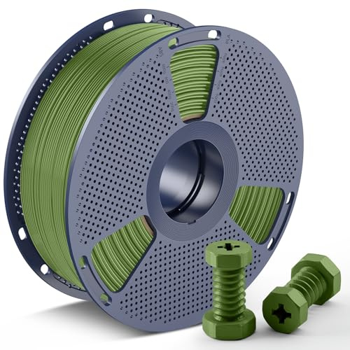 SUNLU High Speed ABS Olivgrün Filament 1.75mm, 3D Drucker Filament ABS | 350mm/s Hochgeschwindigkeits ABS Filament, Hohe Hitzebeständigkeit & Ausgezeichnete Zähigkeit, Olivgrün 1000g