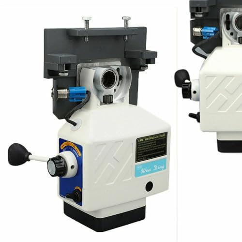 AL 310 Milling Cutter Machine Feed Shaft Power Gear Table Feed Device 95W Aluminum Body Lightweight Structure for Workshop Bench Lathe Tool Automation Durable Milling Motor