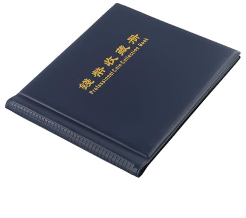 Album per monete con 240 tasche, per collezione Penny Collection, raccoglitore portatile per monete numeriche, raccoglitore per monete britanniche a lunga durata