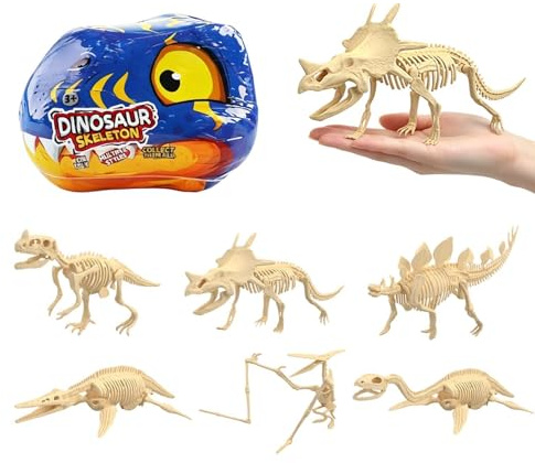 Dinosaurie utgrävningsset | lekfullt skelett pedagogisk leksak | utgrävningsset för fossila ben, för och flickor, , skola, klassrum, lekrum, födelsedag