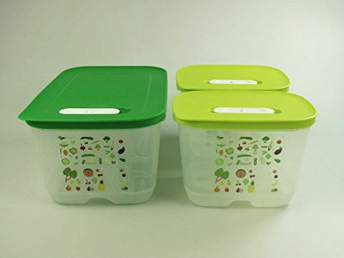 TUPPERWARE Kühlschrank 4,4L grün hoch+1,8L (2) limette hoch KlimaOase Klimakönig