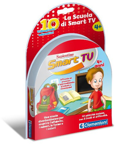 Clementoni - 13568 - Cartuccia Smart TV La Scuola 4+