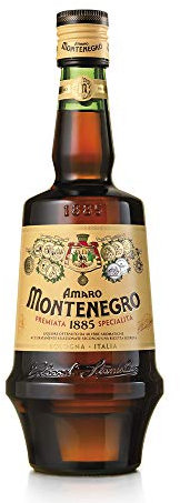 Amaro Montenegro 70cl - Liquore digestivo ottenuto da 40 erbe aromatiche. 23% vol.