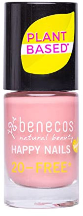 Benecos - natural beauty 95066 - Smalto per unghie - 8FREE - permeabile all'acqua - 5ml - gomma da bolla