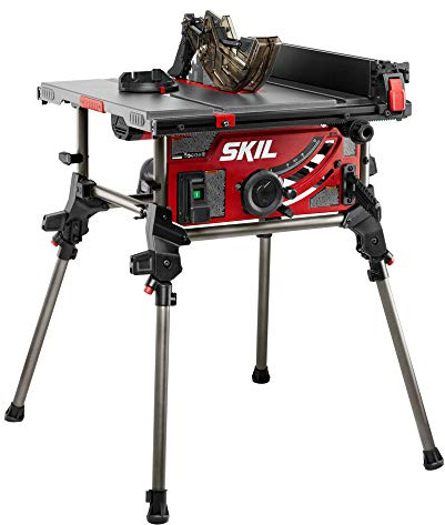 SKIL 15 Amp 10-Inch Jobsite Table Saw with Folding Stand-TS6307-00