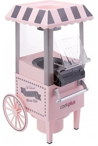 ksamwjf Popcorn Machine Pink Pop Corn Machine Ready In 5 Minutes 15x39 Cm Nostalgic Design Popcorn Maker