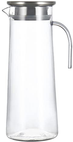 Limonadenkrug Wasserkrug Wasserkaraffe Getr?nkekaraffe kannen krüge Getr?nke Liquid Wasserkocher 1. 2L für Eistee Milch Kaffee Getränkekrug