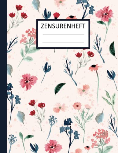 Zensurenheft: zensurenbuch und Schulnotizbuch für Notizen und Listen, Stundenplan, Jahresübersicht, bis zu 20 Klassen - A4 Format - 50 seiten
