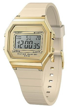 Ice-Watch - ICE digit retro Almond skin - Beige Damenuhr mit Plastikarmband - 022062 (Small)