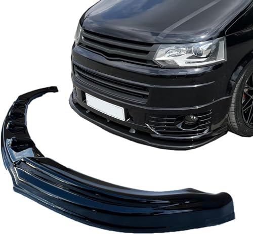 JZWJNFYY Auto Frontlippe Spoiler Frontspoiler für VW Transporter T5.1 Facelift 2010-2015,FrontstoßStange Splitter Lippenspoiler Bodykit-SchutzzubehöR