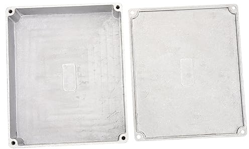 Levemolo Gitarren Praktisches Druckguss Stompcase Stompbox Koffer aus Aluminium mit Polierter Oberfläche für Selbstgemacht Elektrische Gitarren Effektpedale