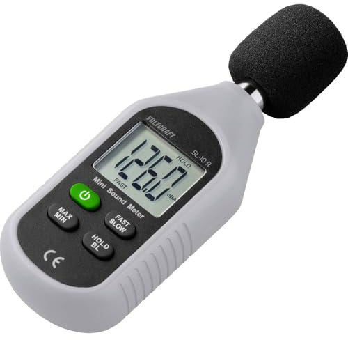 VOLTCRAFT Schallpegel-Messgerät SL-10 R 30-130 dB 31.5 Hz - 8 kHz Gehäuse aus Recycling Granulat