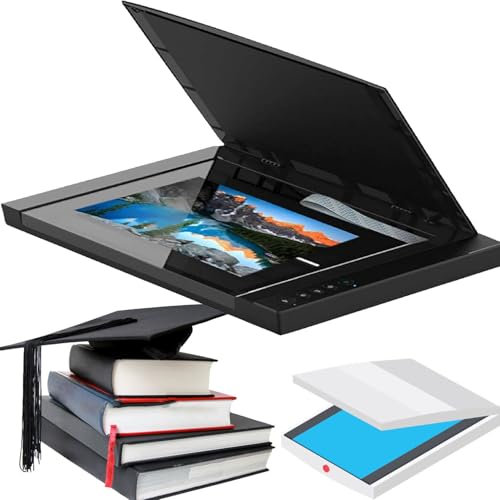 YANGYMM Scanner Piano di Grande Formato, Scanner Fotografico A3, Risoluzione 2400X2400 Dpi, Software di Editing E Ocr Converte Le Immagini in Testo, per Windows, Driver Mac Disponibile